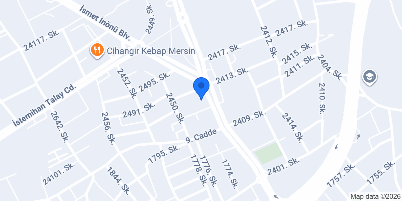 Waflora Mersin konumu