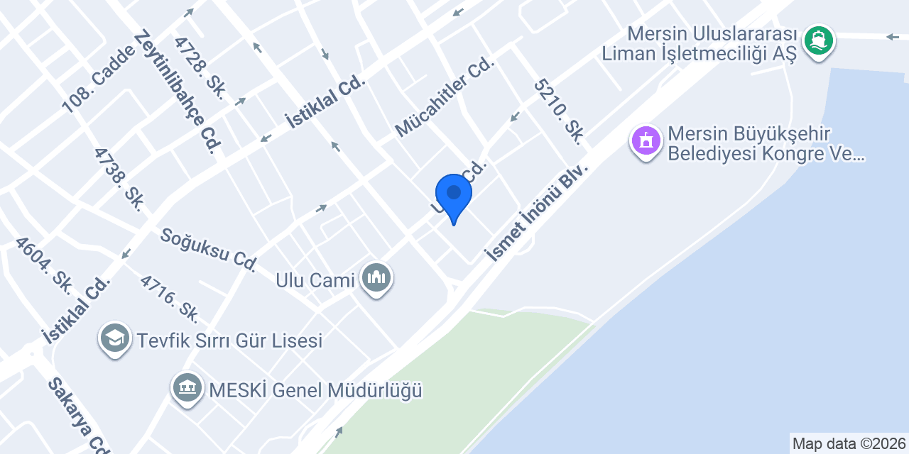 Mersin Oteli Taksi konumu