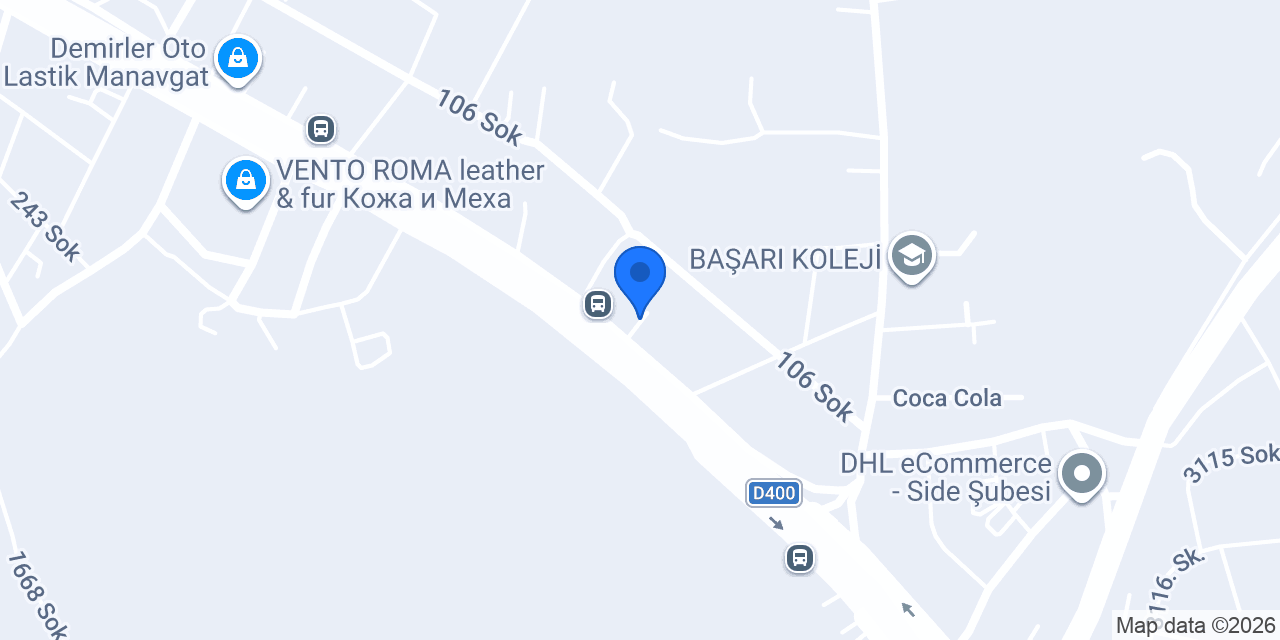 Umt Yapı Braas Manavgat Partner konumu