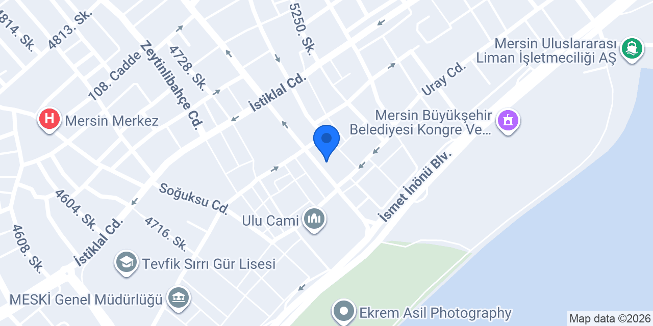 Kuveyt Türk - Mersin Şubesi konumu