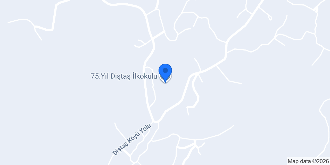75.yıl Diştaş İlkokulu konumu