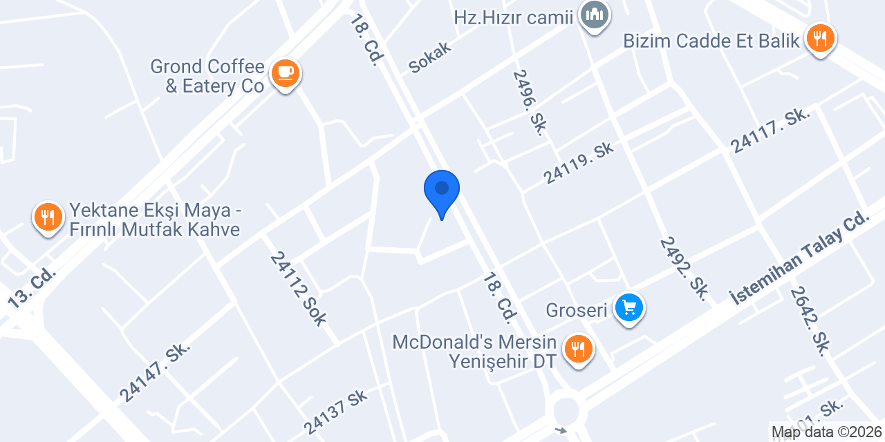 MERSİN TABİP ODASI konumu