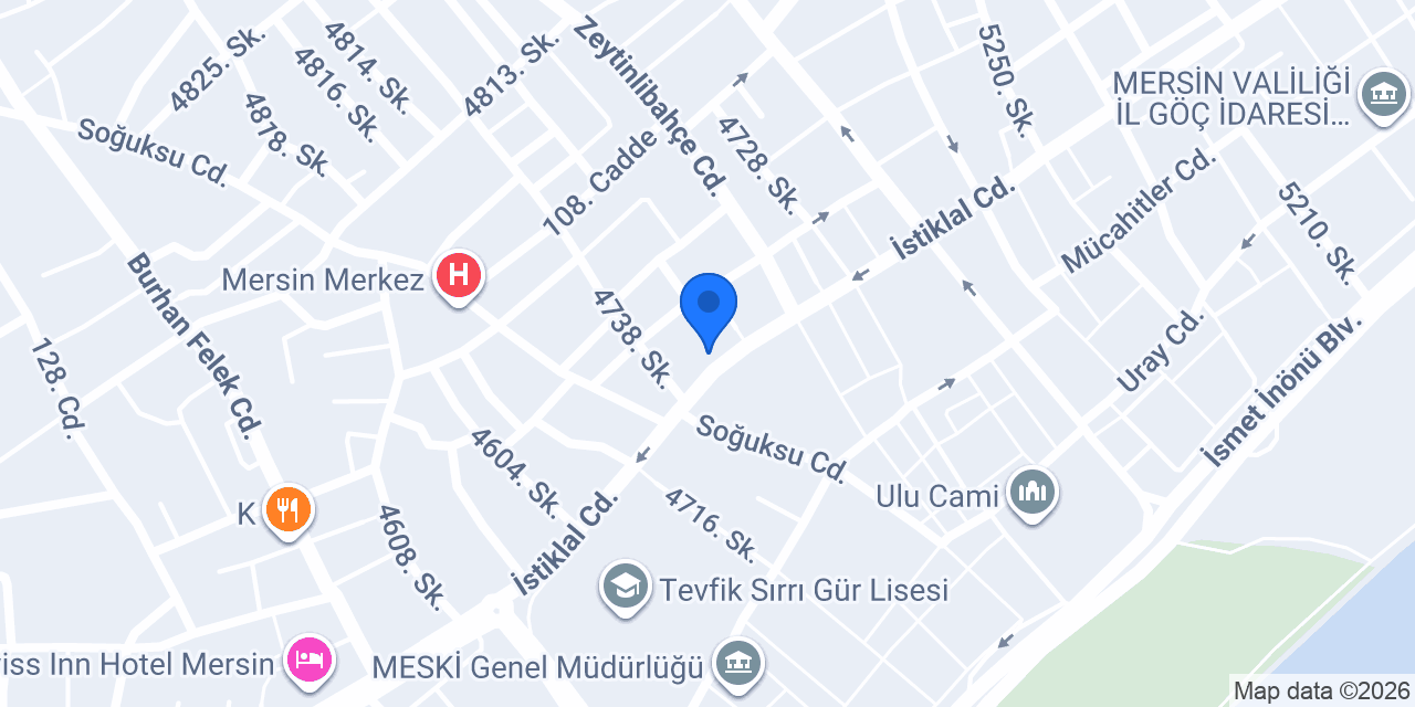 Cüneyt Ekmen Sürücü Kursu konumu