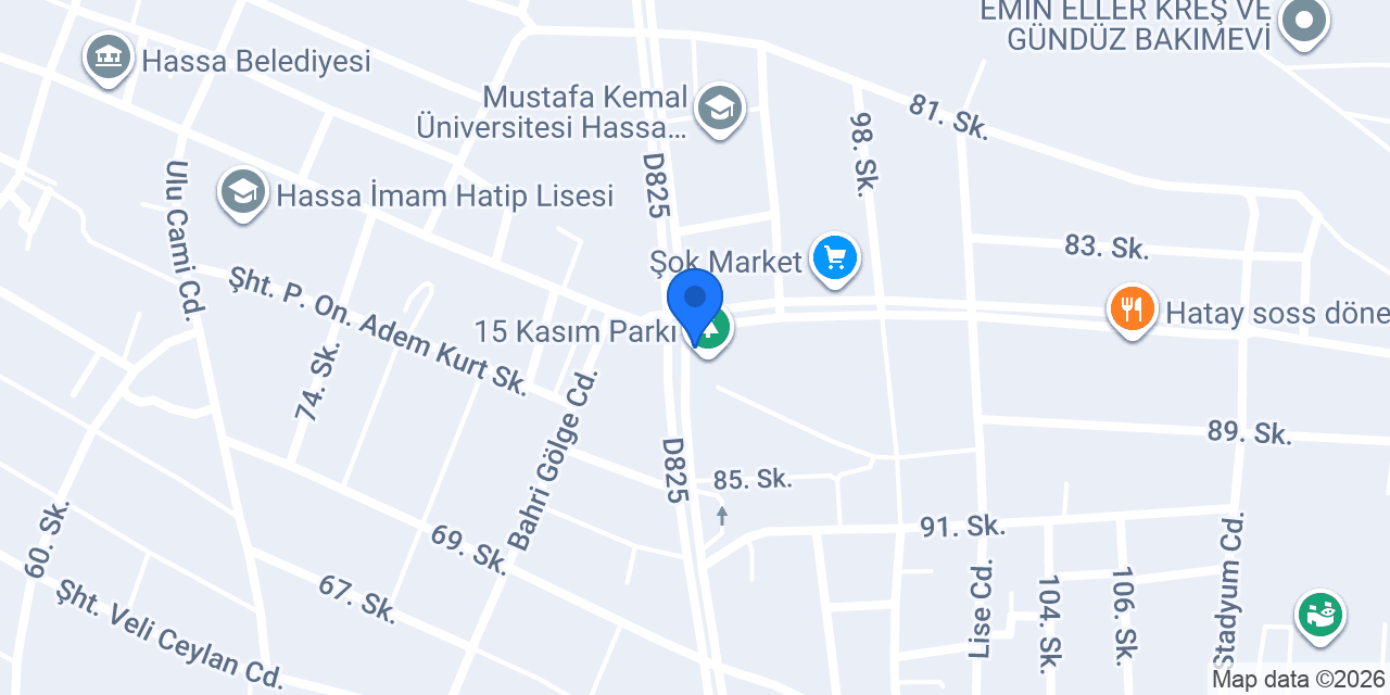 Hassa Taksi konumu