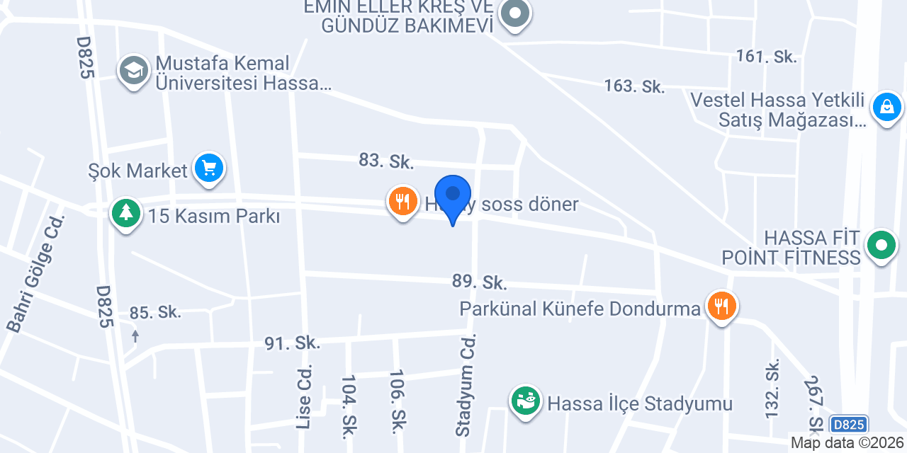 Hassa Çardak Anadolu Lisesi konumu