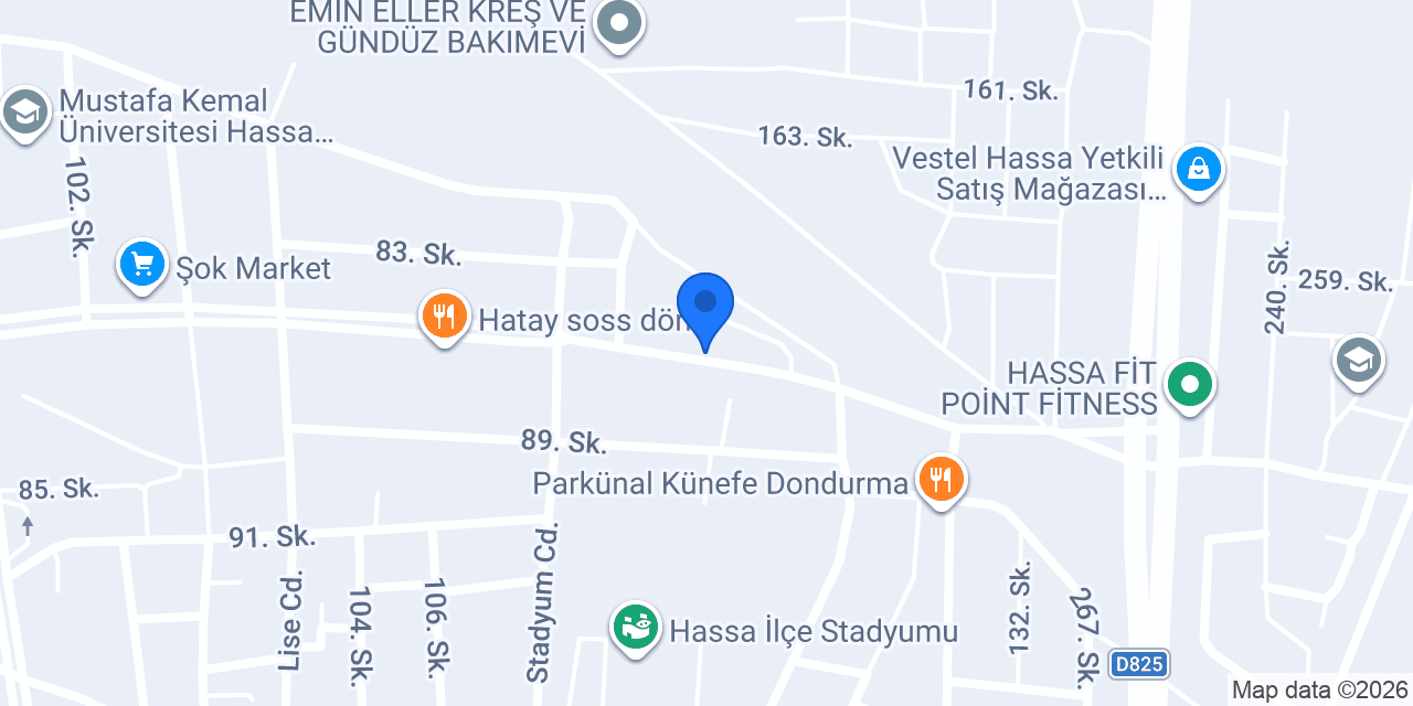 Hassa Eylül PETSHOP konumu