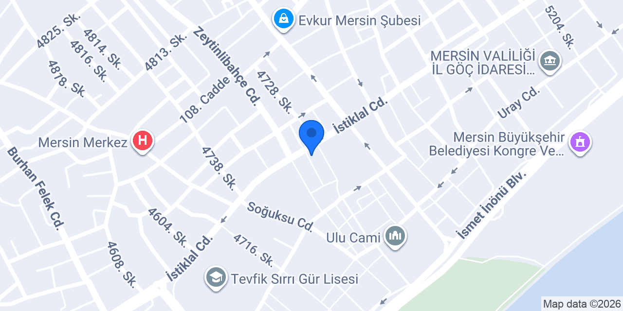 Ömür & Gülümser Hukuk Bürosu konumu