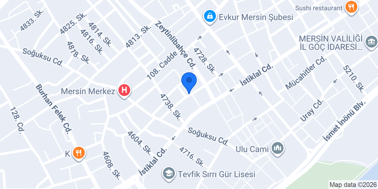 Av. Ayhan Yürek konumu