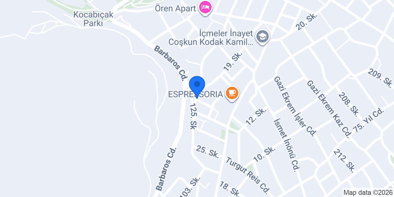ÇELİK APART OTEL konumu