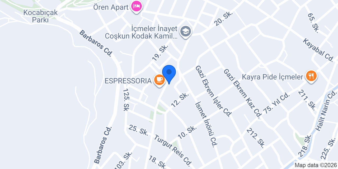 PRESTİJ APART OTEL konumu