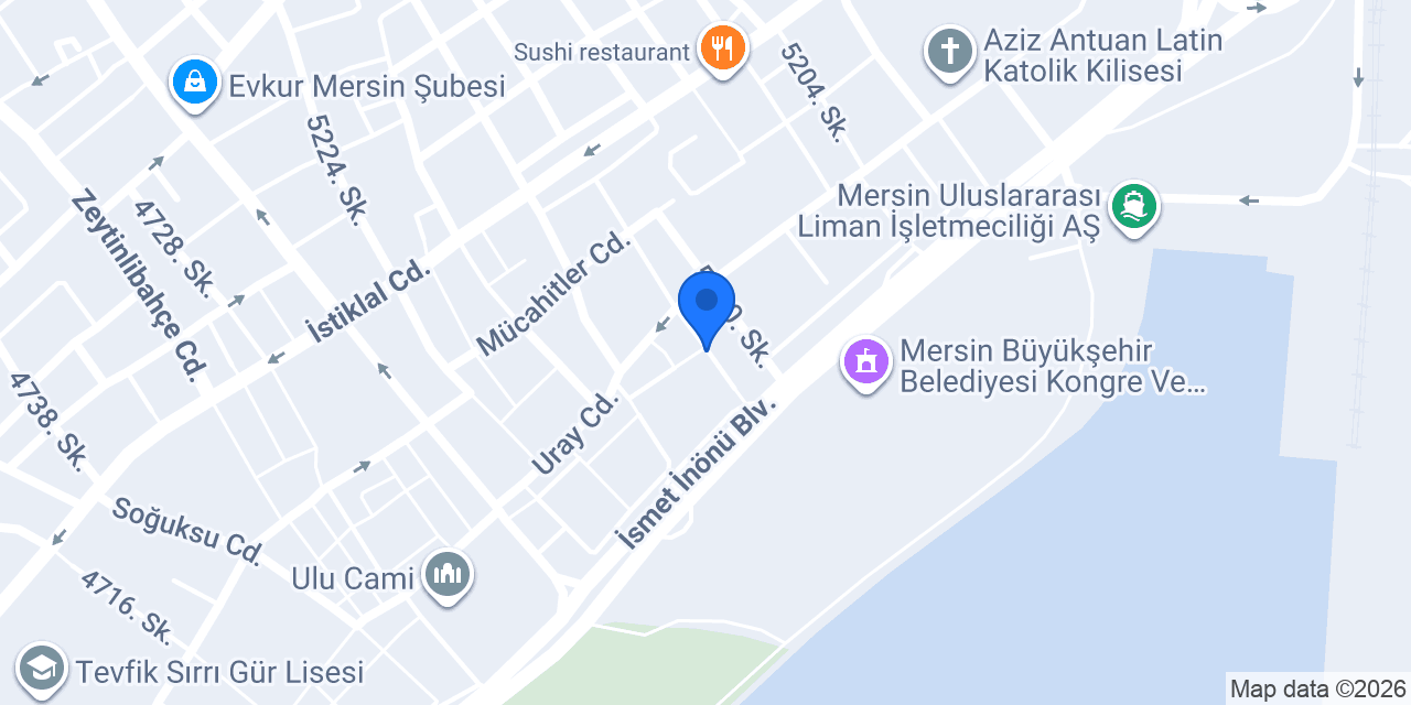 Western Union Mersin konumu