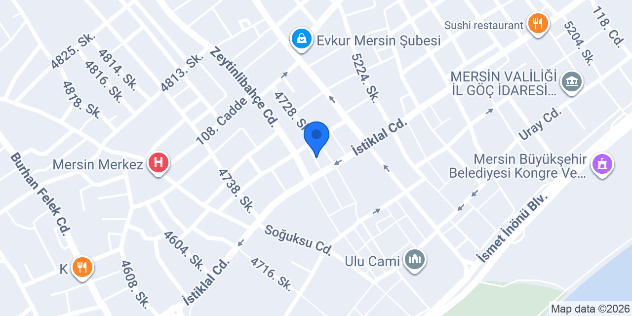 İçel Çevre Danışmanlık LTD. ŞTİ. konumu