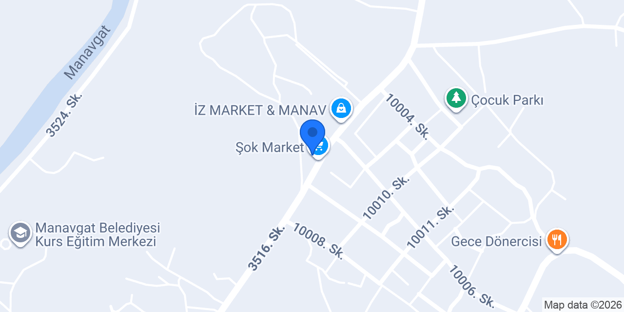 Şok Market konumu