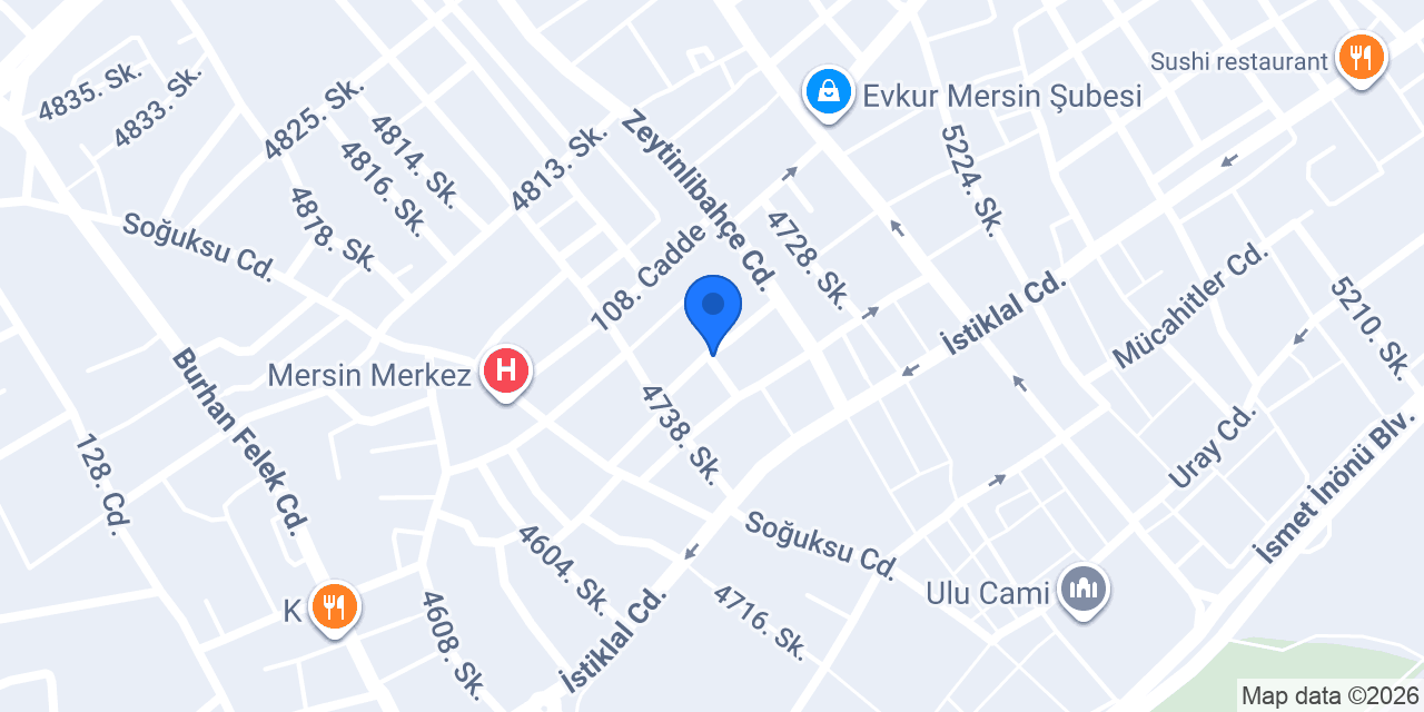 Mersin Etiket konumu