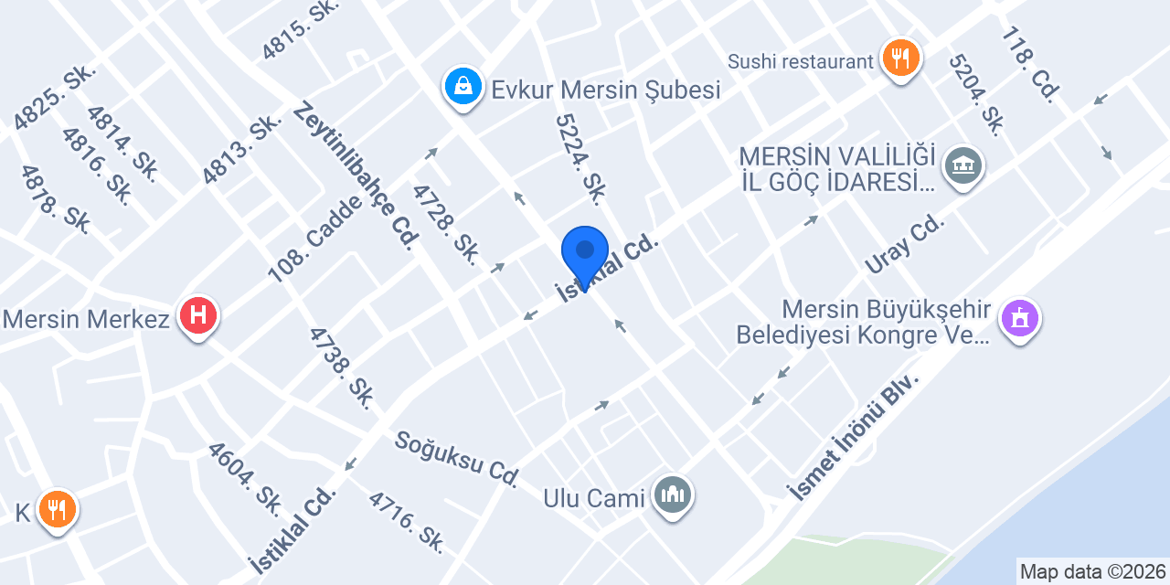 Örnek Veteriner Kliniği konumu
