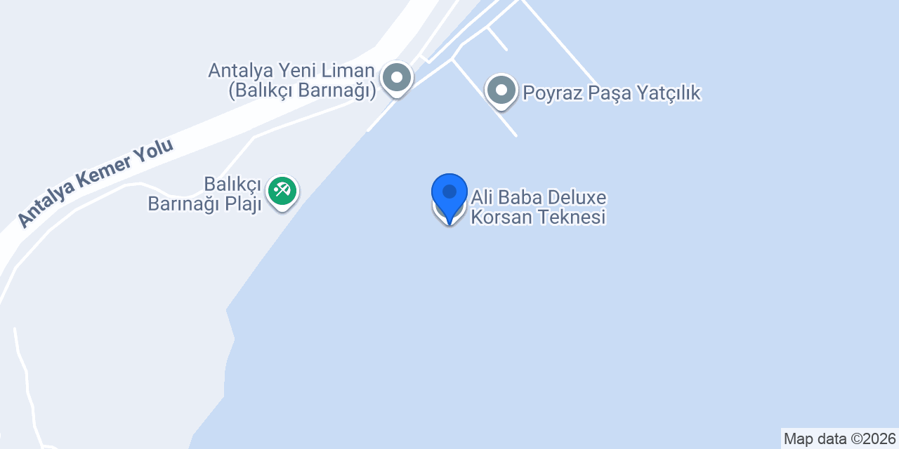 Ali Baba Deluxe Korsan Teknesi konumu