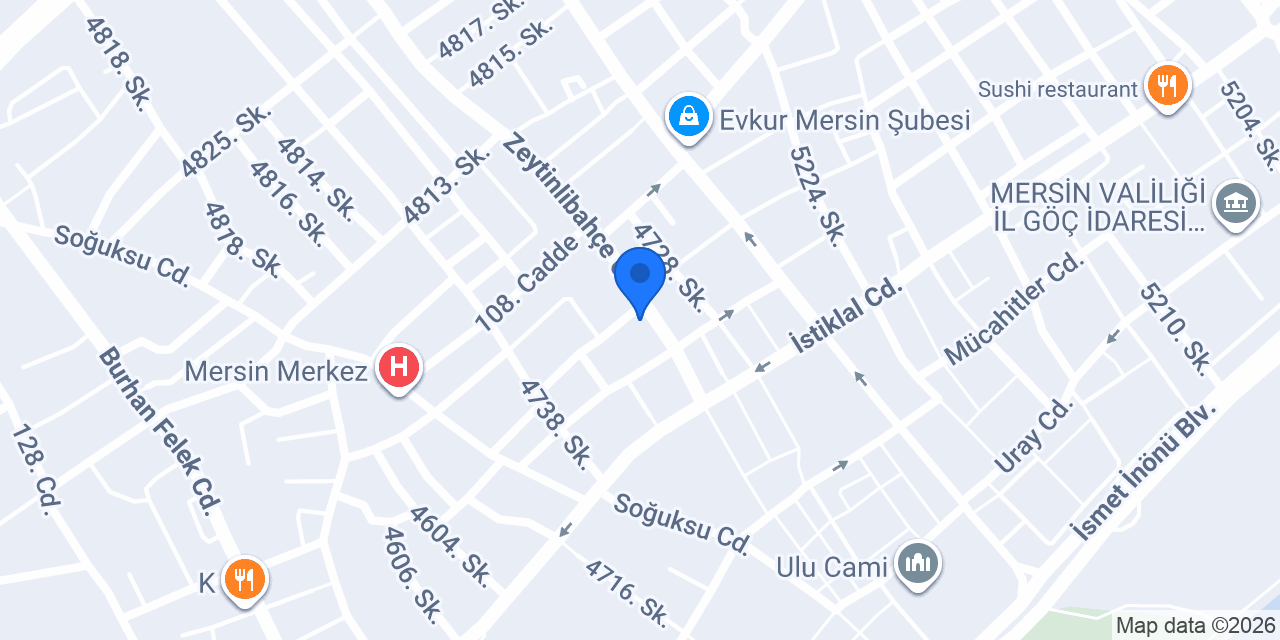 Meryemce Moda Evi konumu
