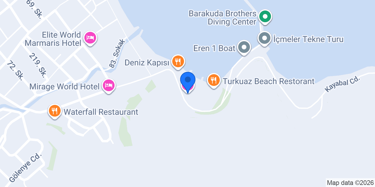 Marbas Select Beach +14 konumu