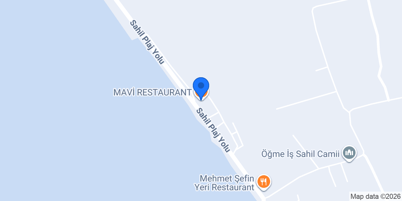 MAVİ RESTAURANT konumu