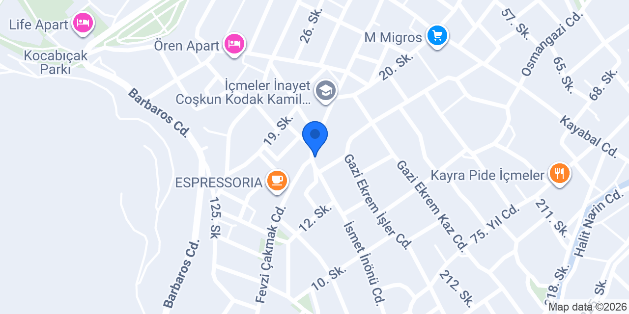 Erdem Elektrik konumu