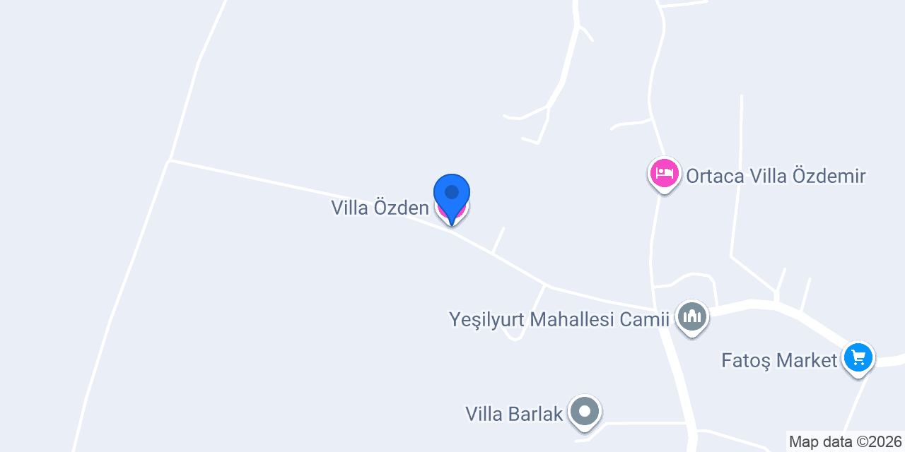 Villa Özden konumu