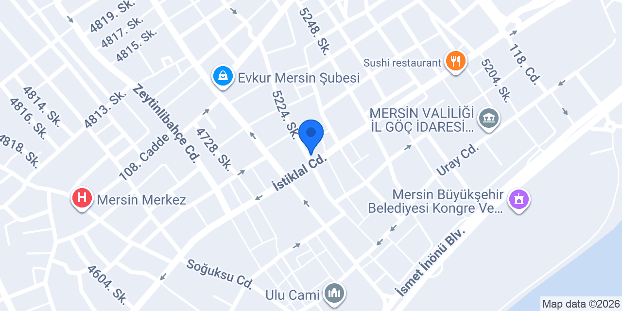 Cadde Park Hotel konumu