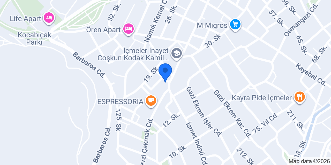 Babadan Kasap konumu