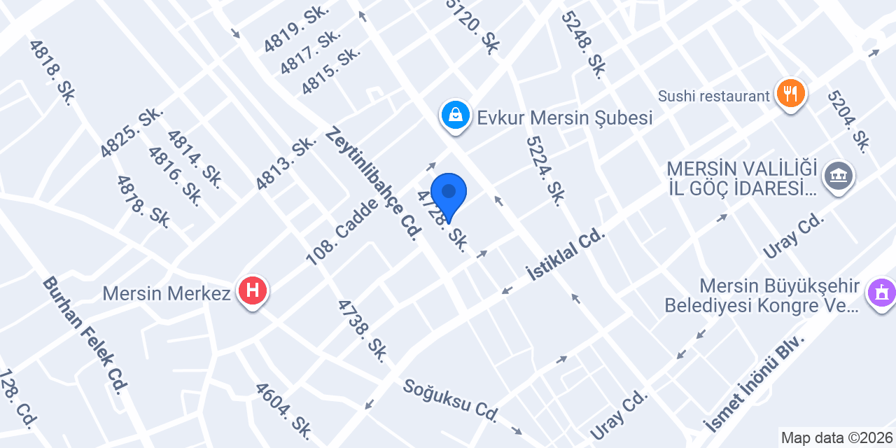 Keskin Ofset konumu