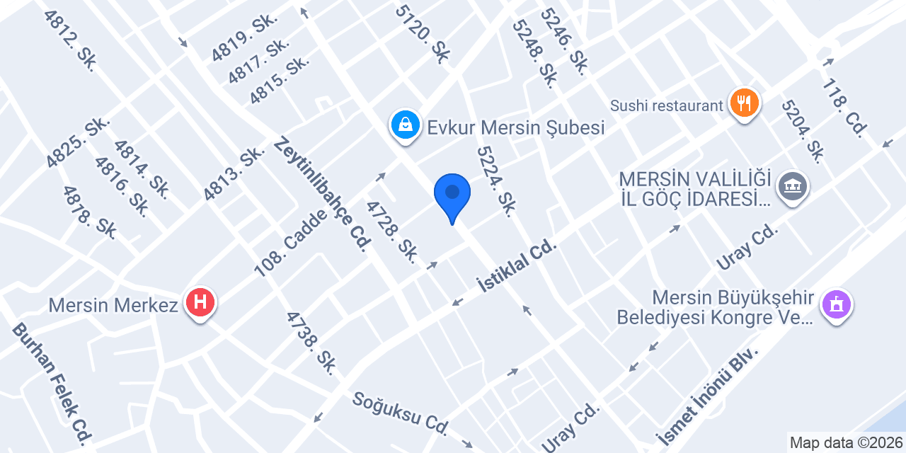 MERSİN SUSU TEMİZLİK konumu