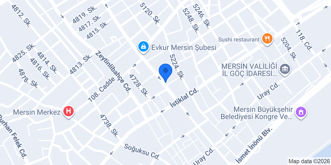 Avcilar Sigorta Mersin konumu