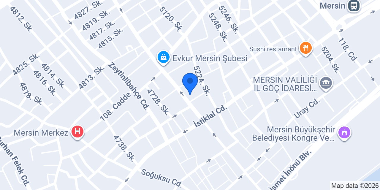 RİLA KLİNİK konumu