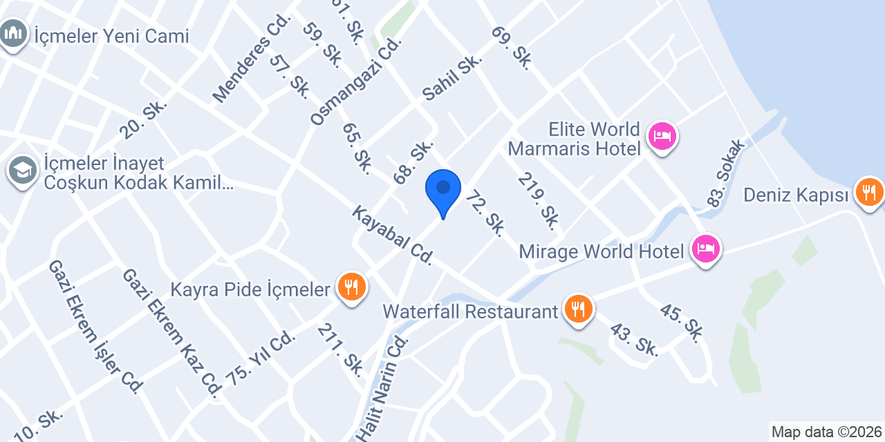 Kapmar Hotel konumu