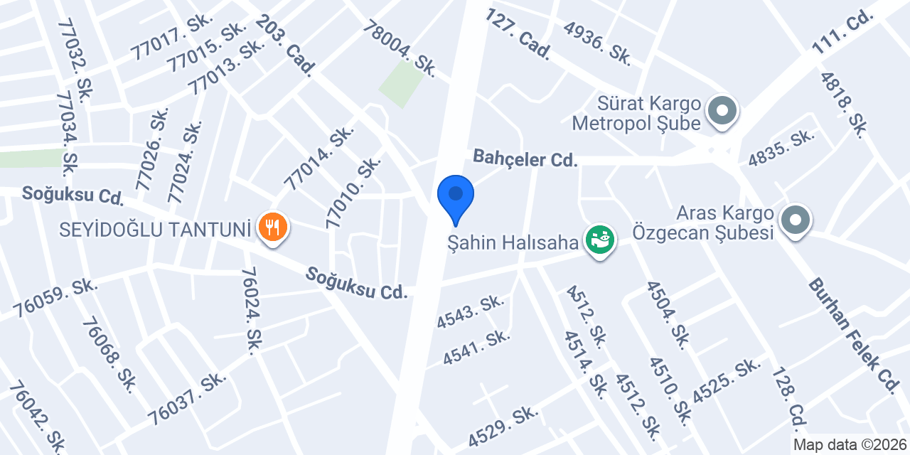 Celal Opel Servisi konumu