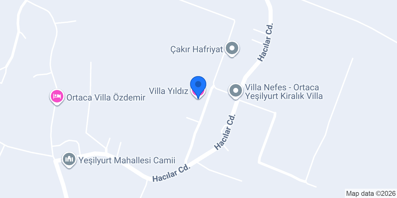 Villa Yıldız konumu