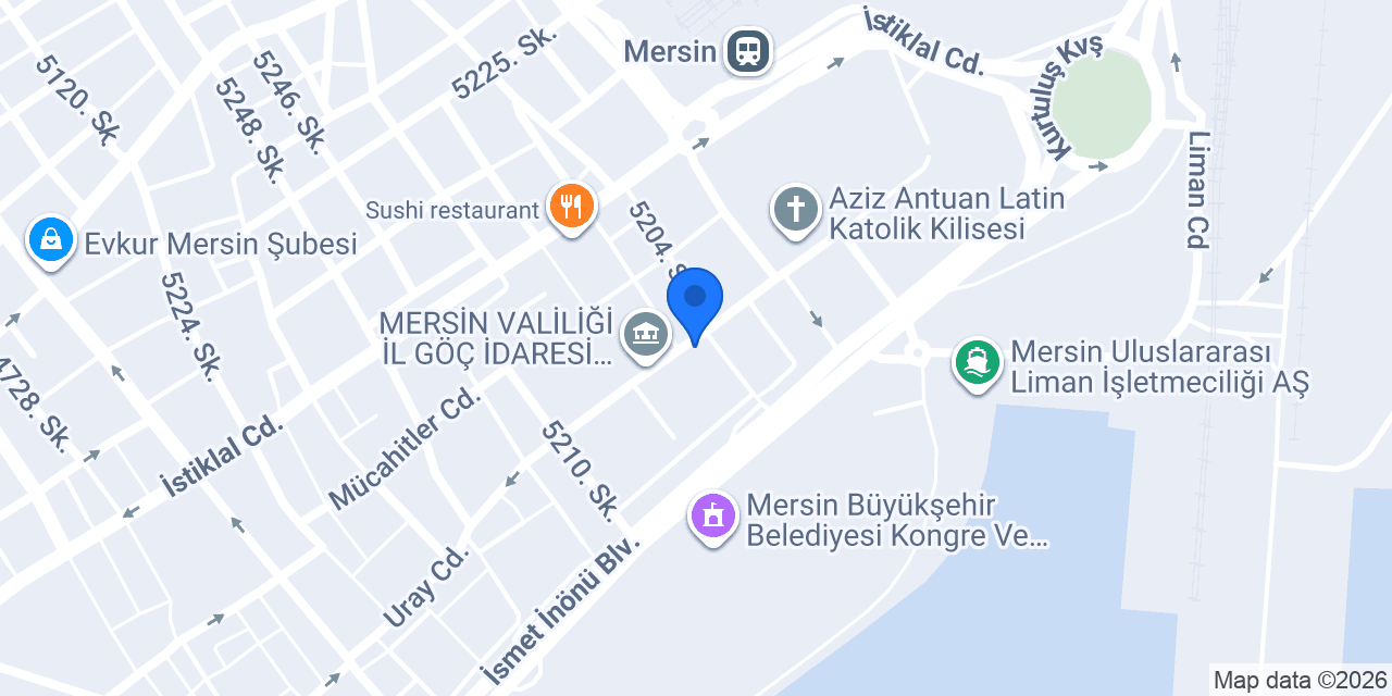 Mersin Oto konumu