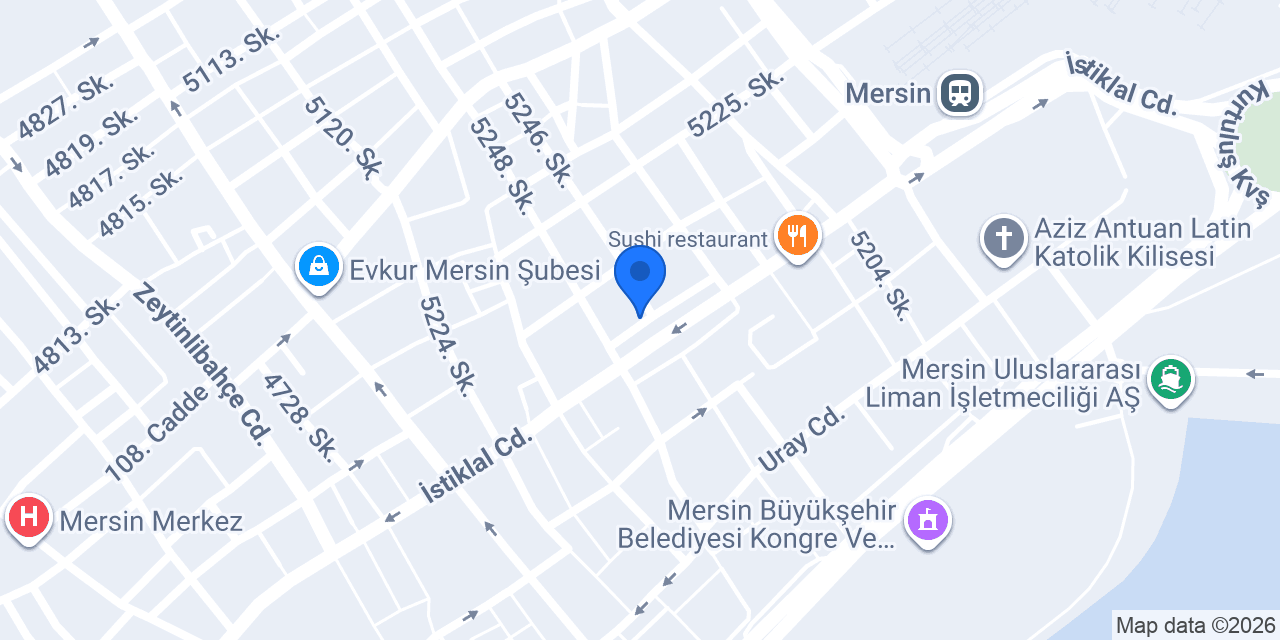 Şengüller Trans Nakliye Lojistik konumu