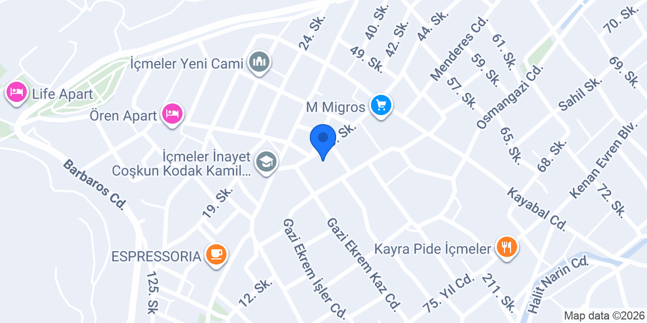 Altın Tekne Simit Fırını konumu