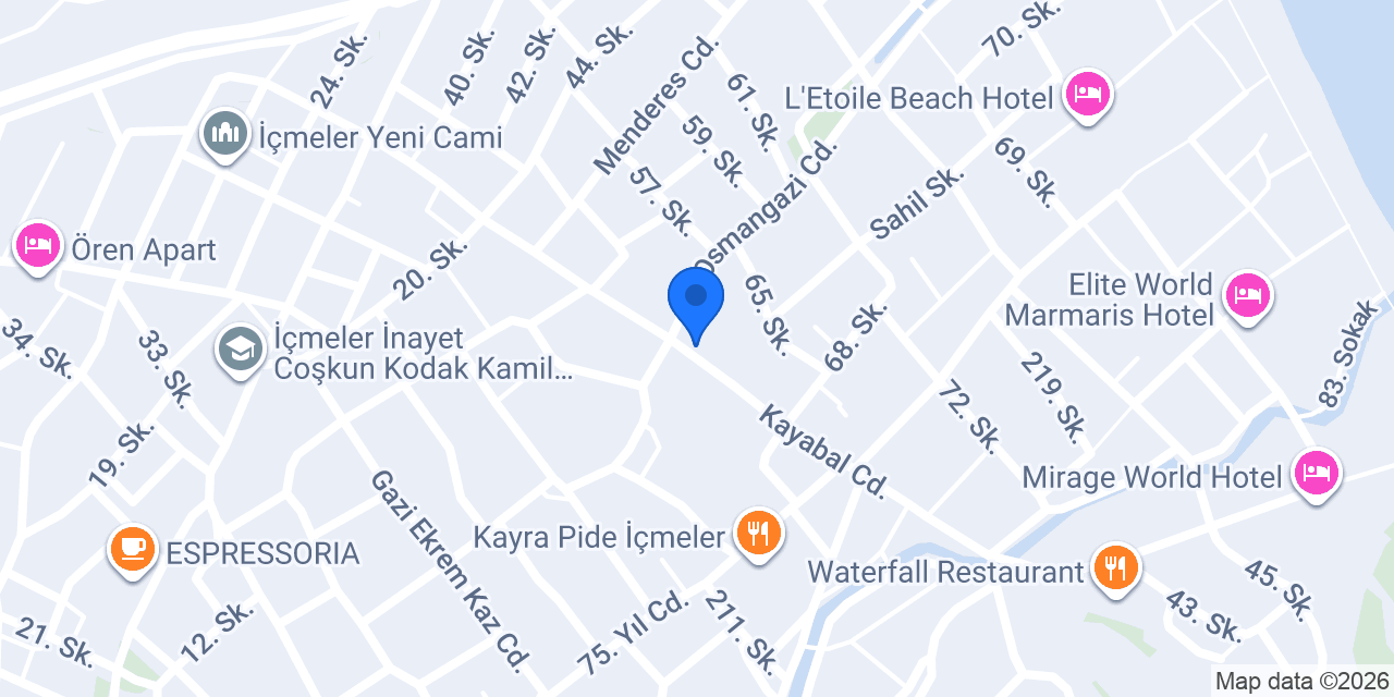 Babadan Boutique Hotel konumu