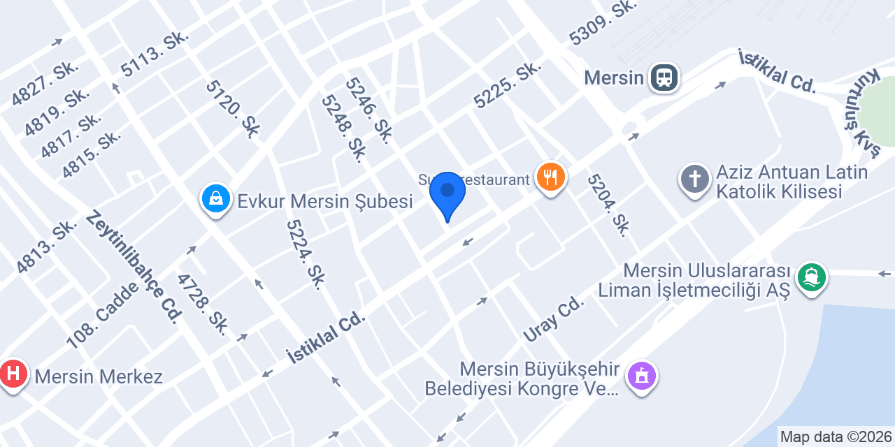 Anadolu Bank-mersin Şubesi konumu