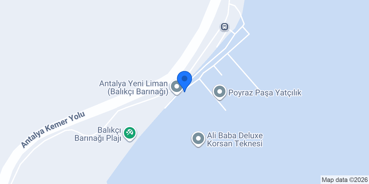 YACHT CHARTER ANTALYA konumu