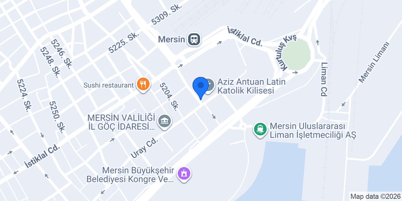 İçel Tantuni - Mersin Şubesi konumu