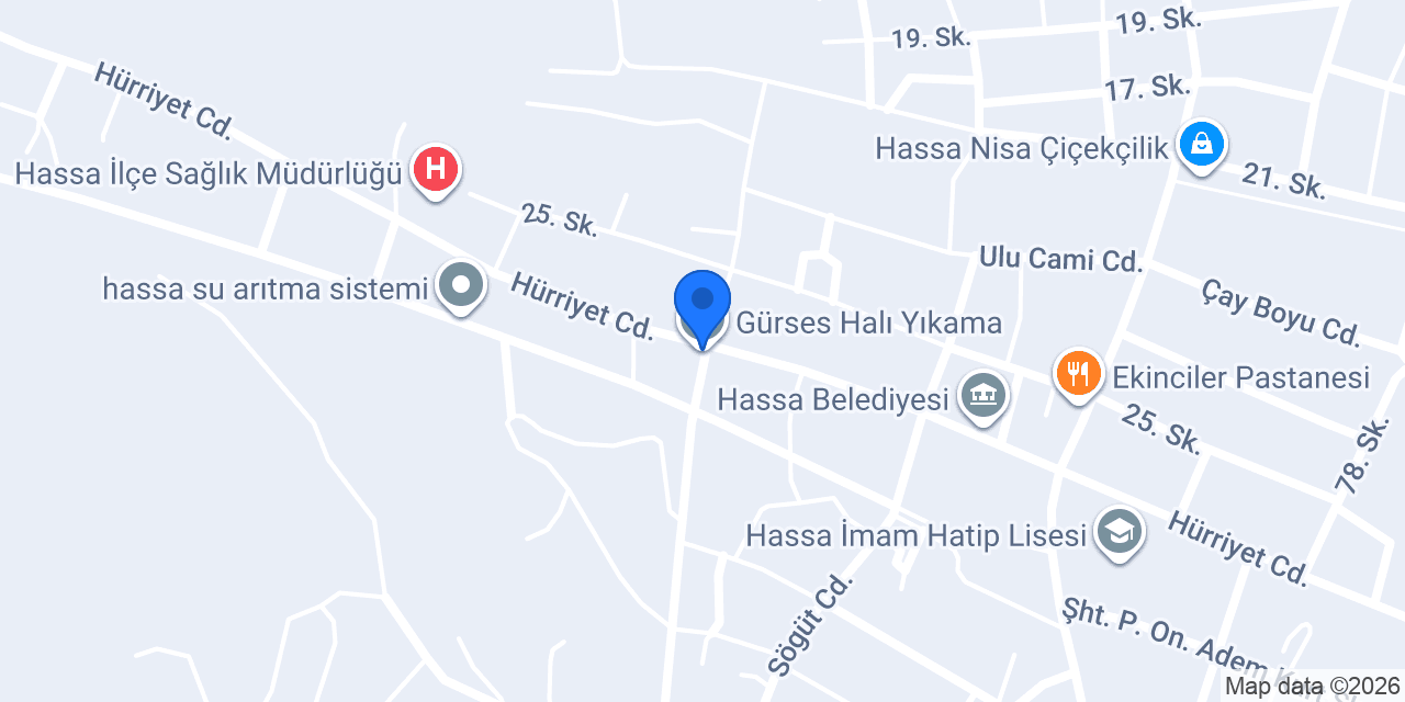Gürses Halı Yıkama konumu