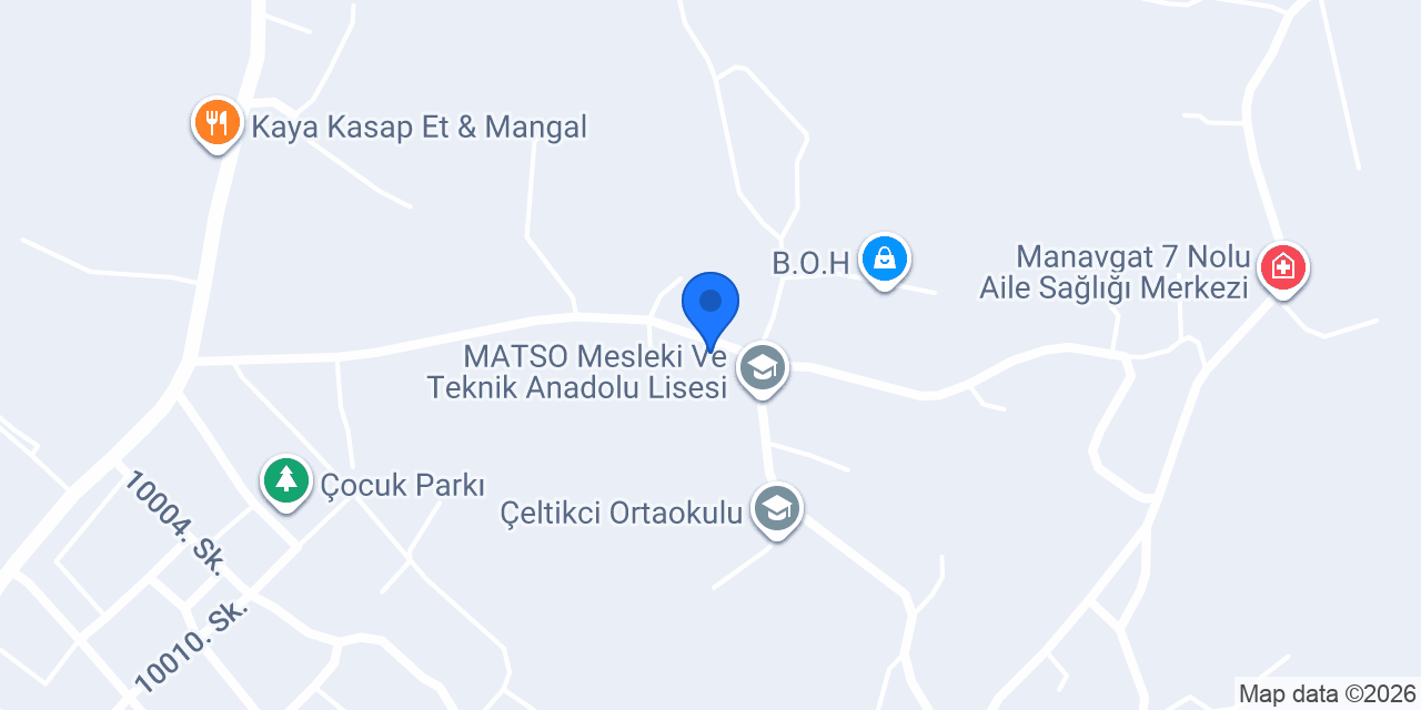 Manavgat Matso Denizcilik Aml konumu