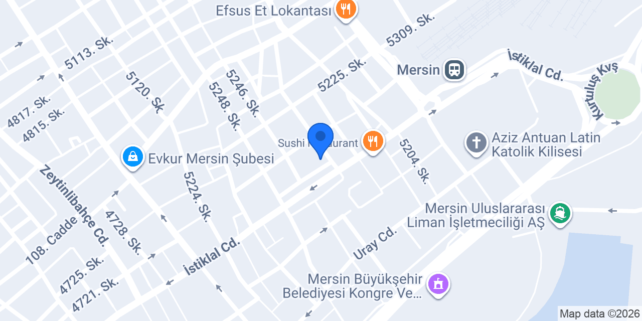 Alternatif Bank Mersin Şubesi konumu