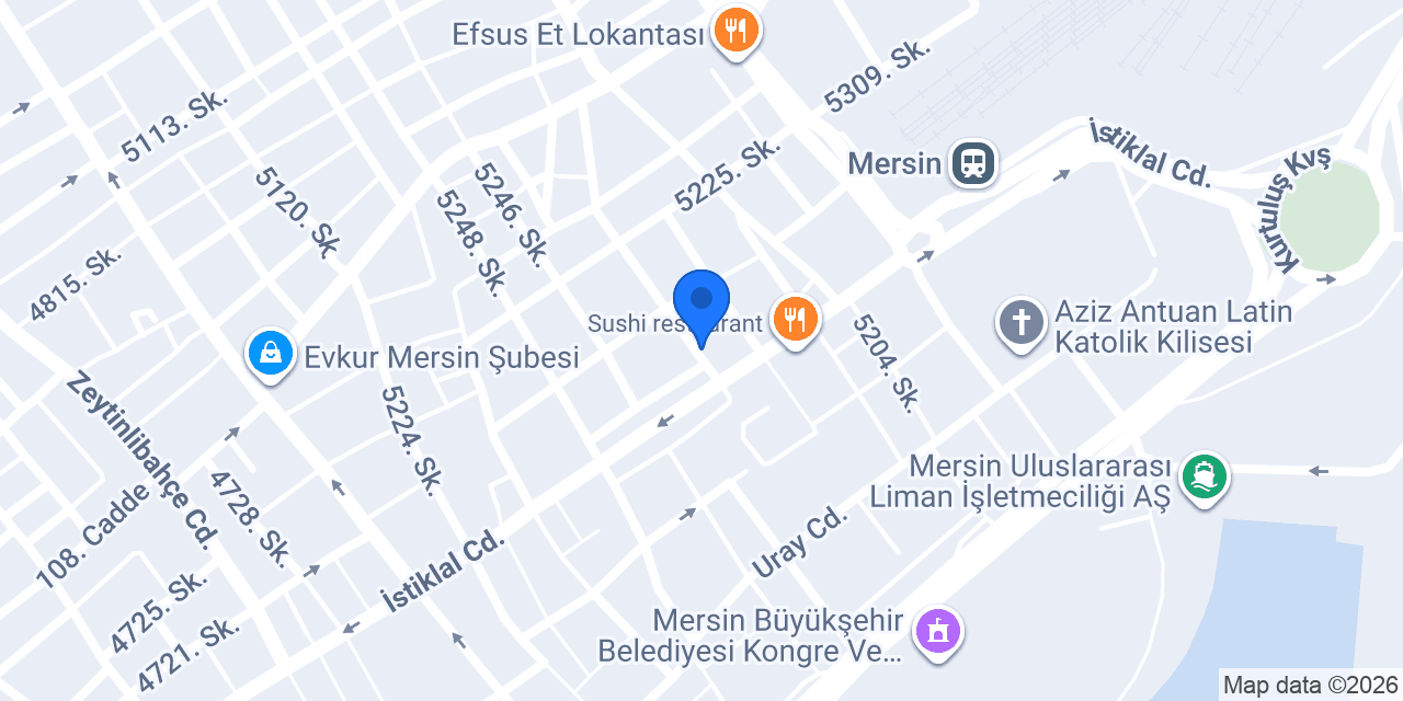 Tarsus Lider Grup Deniz Şubesi konumu