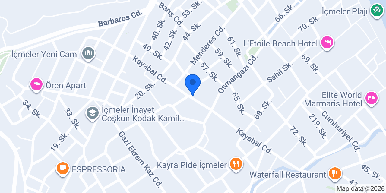 Yade Luxe Hotel konumu