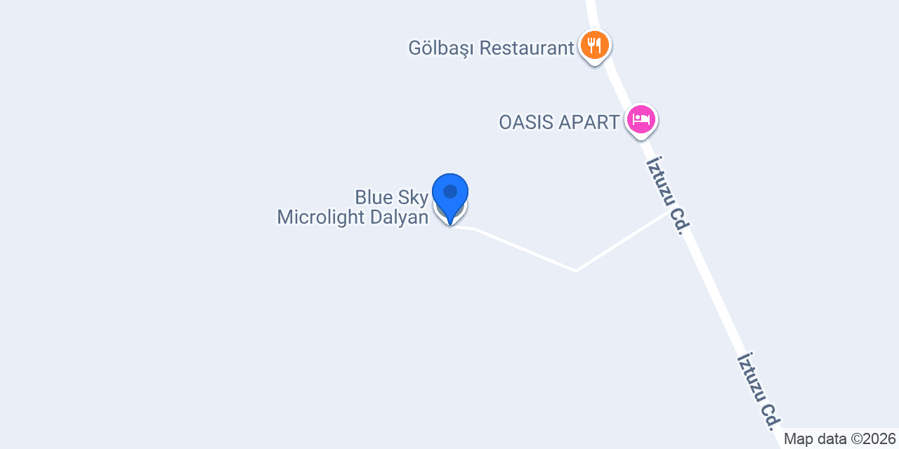 Blue Sky Microlight Dalyan konumu