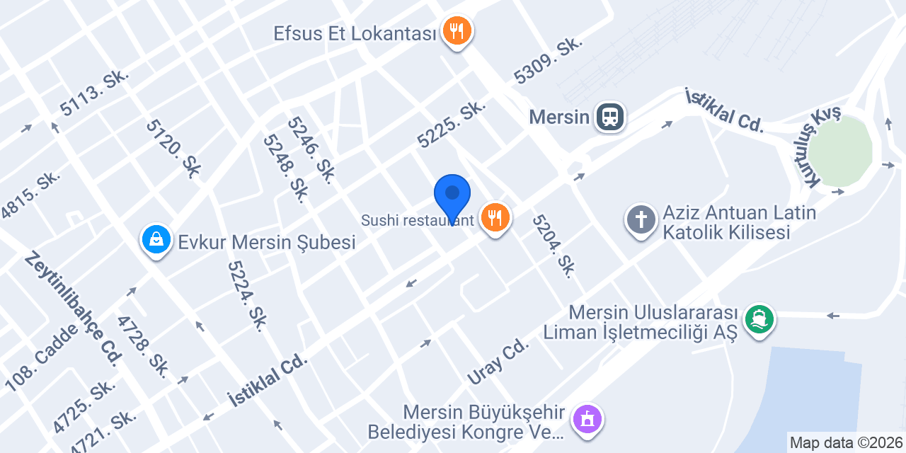 Melida Otel konumu