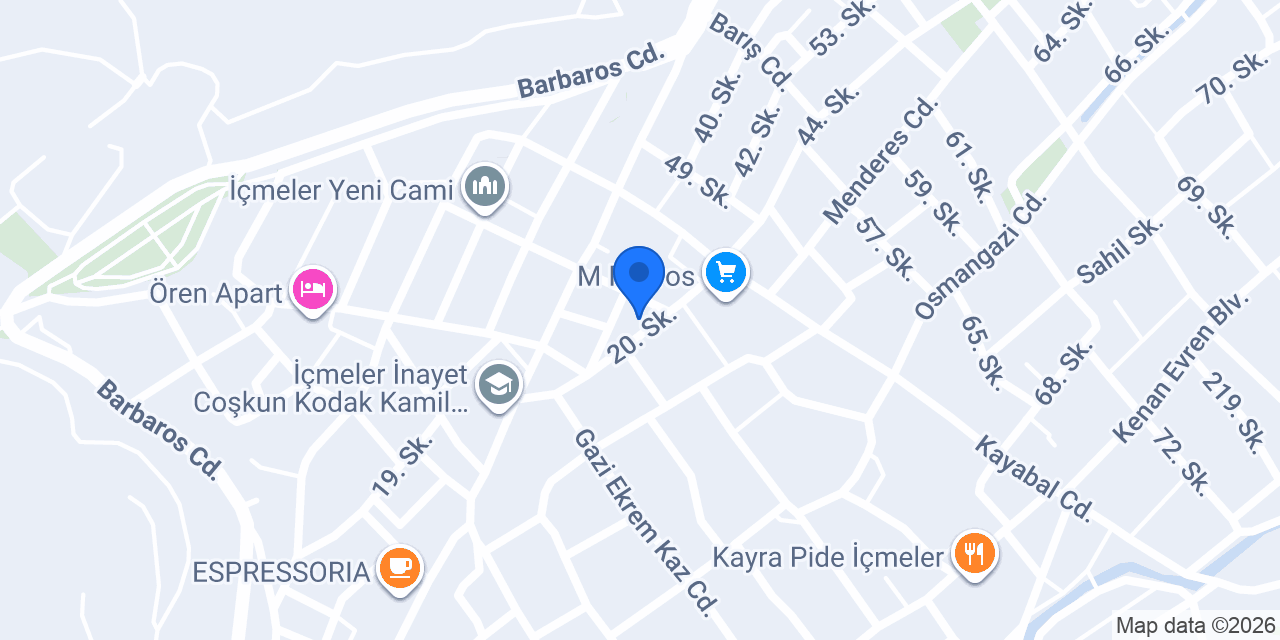 Necmiye Gençalioğlu Anaokulu konumu
