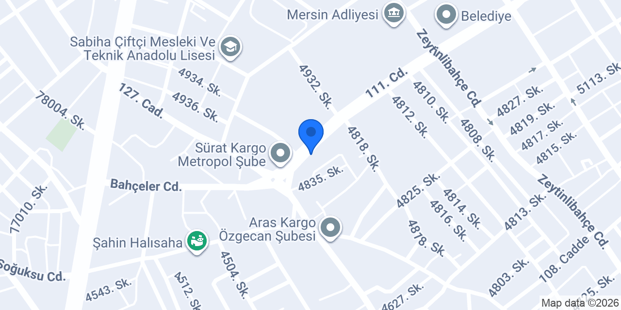 MERSİN HEDEF OSGB konumu
